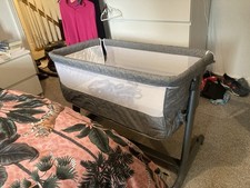 Babylo Next to Me Crib In Grey