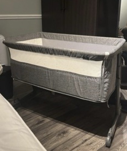 Babylo grey sleeping crib - babylo,